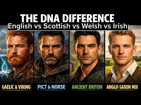 English vs Scottish vs Welsh vs Irish — DNA Tells a Different Story!
