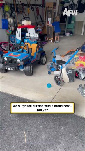 We surprised our son with a brand new... BOX???