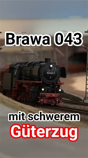 Baureihe 44 mit schwerem Güterzug #railway #steamtrain #eisenbahn #review