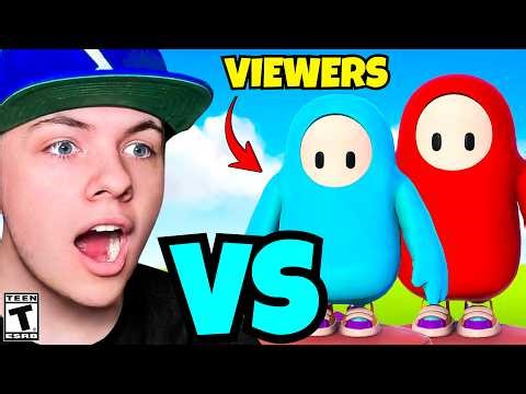 Fall Guys PRO Player VS NOOB Viewers | ANYONE CAN JOIN | ⚔️Leaderboard Customs With Viewers Live!