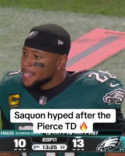 Saquon liked what he saw 🏈