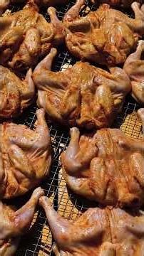 Rotisserie Grilled Chicken: Open Fire Cooking