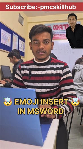 MS Word में Emoji कैसे Insert करें? | Win + ; Shortcut Trick 😍 #trending #viralvideo #ytshorts
