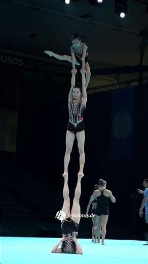 CRAZY BALANCE from this womens group - acrobatic gymnastics World championships 2024