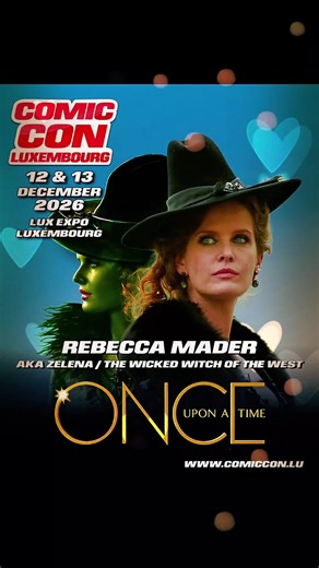 Today marks the 15th anniversary of Once Upon A Time, making it the perfect moment to look forward to seeing fan favorites Rebecca Mader, Lana Parrilla and Sean Maguire at Comic Con Luxembourg this December! 💚 Rebecca Mader as Zelena / The Wicked Witch of the West 💜 Lana Parrilla as Regina Mills / The Evil Queen 🏹 Sean Maguire as Robin Hood / Robin of Locksley It is going to be an incredible winter reunion for everyone heading out to the event! Massive congratulations once again to the entire