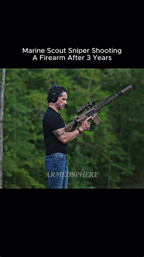 Marine Scout Sniper Shooting A Firearm After 3 Years