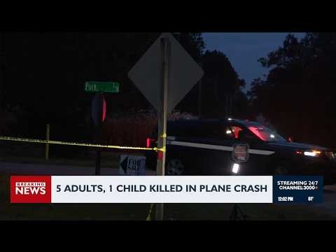 Five adults, one child dead in plane crash