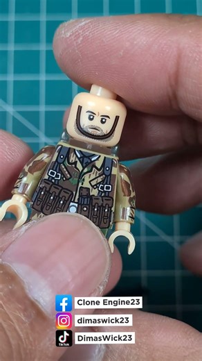 Lego German WW2 Paratrooper Fallschirmjäger Elite Airborne - Military minifigures #shorts