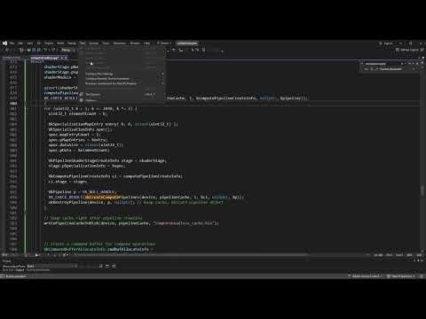 GPU Programming | Pipeline Cache PART 1 | Compute Example PART 6 | VkPipelineCache | Vulkan API