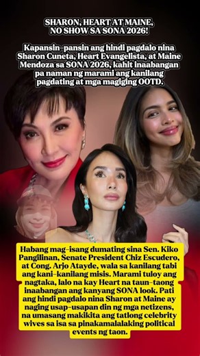 SHARON, HEART AT MAINE, NO SHOW SA SONA 2026! #shorts