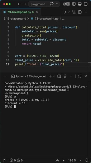 Did you ever hear about the breakpoint() function in Python?