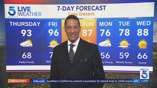 Warmer weather trend continues in Southern California