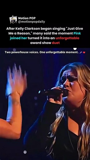 kelly clarkson started just give me a reason and then pink made it legendary #kellyclarkson
