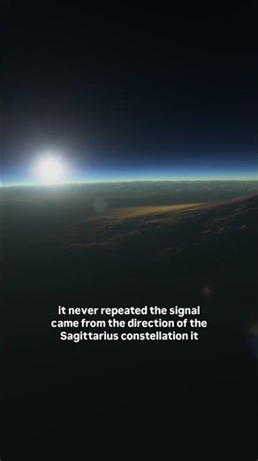 NASA Detected a Signal Then It Disappeared (Wow Signal) #ytshorts #facts #space #darkspace #universe