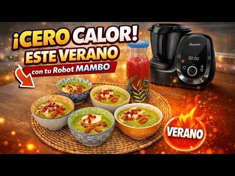 Get the most out of your Mambo Robot: 2 Gourmet Cold Soups | Avocado Salmorejo and Beetroot Gazpacho