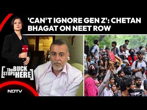 NEET Protests | 'You Can't Ignore Gen Z': Chetan Bhagat Speaks On Paper Leaks & Student Anger