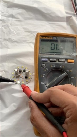 12W LED Bulb Chip Testing with Multimeter | Find Dead LED Easily 🔍💡