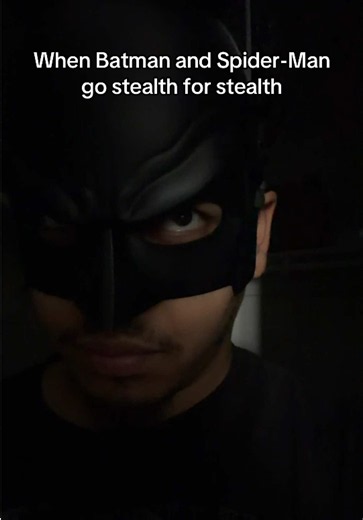 Nah Batman moving different in the shadows but Spidey comes VERY close 😭😭🦇🕷️🥷 #comics #dc #marvel #batman #spiderman