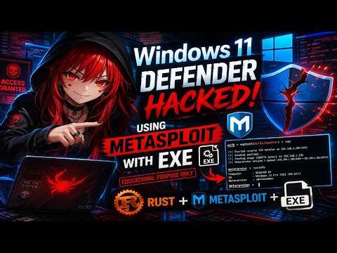 I Bypassed Windows 11 Defender in 2026 (Rust + EXE) 😈