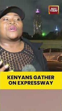 Kenyans Gather on Expressway to Watch New Year 2026 Fireworks Display