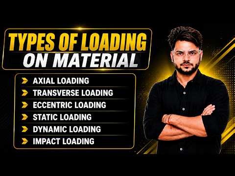 Types of Loading on Material | Axial, Transverse , Eccentric, Static, Loading | Civil Engineering