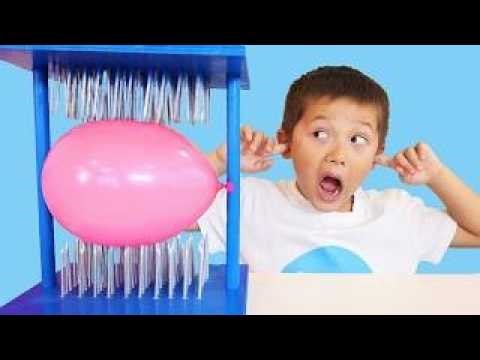 Balloon Pop Experiments for Kids - Best Adventures with Papa Joel's English