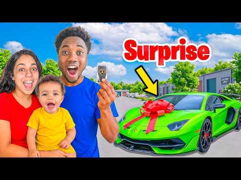 Dad Surprised Mom With A LAMBORGHINI GONE WRONG