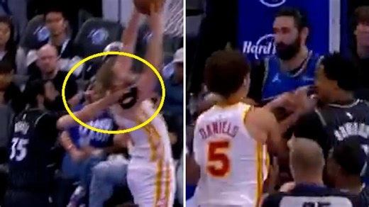 ‘Dirty’: Dyson defends fellow Aussie in fiery NBA scenes as rival’s ‘awful’ act sparks chaos
