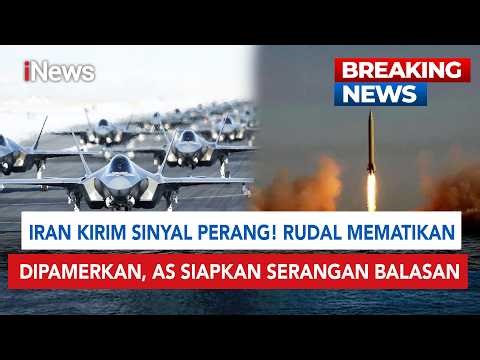 BREAKING NEWS! Iran Unjuk Kekuatan Rudal Mematikan, AS Balas Siapkan Armada Perang Terkuat