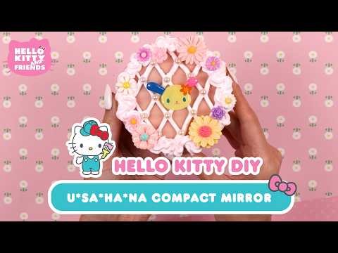 DIY U*SA*HA*NA Compact Mirror | Hello Kitty DIY