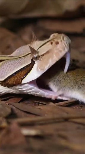 The Gaboon Viper (The Camouflage King).
