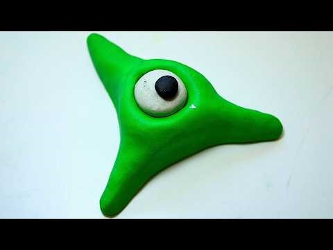 Green Alien Transformation | Stop Motion
