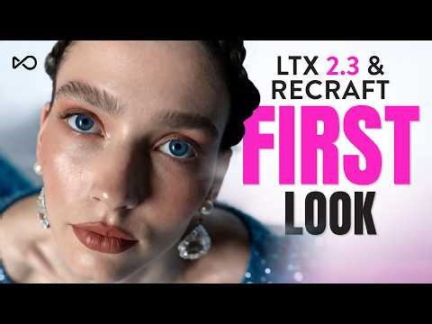 Watch AI Bring Your Images to Life With LTX 2.3 & Recraft