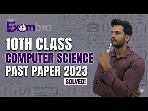 10th Class Computer Science Past Paper 2023 | Complete Solution (BSEK)