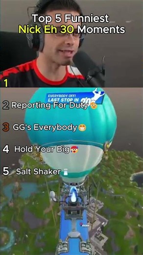 Top 5 Most Funniest Nick Eh 30 Moments 😂😂