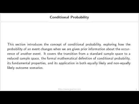 Conditional Probability