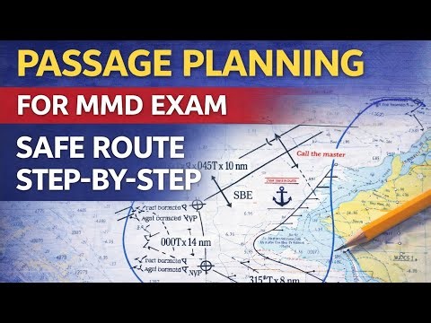 Passage Planning for MMD Exam | plotting & Marking, WP & Passage Plan Table | Chief Mate & 2nd Mate