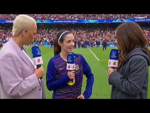 One of the most special moments' Aitana Bonmatí returns for Barcelona at Camp Nou after broken leg
