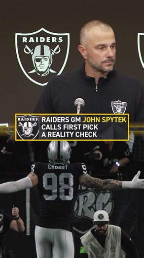 Raiders GM John Spytek is ready is flip the script ☠️ #NFL #Raiders #1stpick #football #lasvegas