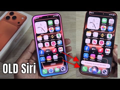 How to change apple intelligence to Siri | OLd Siri Back iPhone