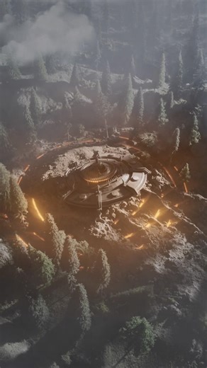 Crashed UFO in the forest🌲illuminated with @NanliteGlobal FC720B Bi colour💡#nanlite