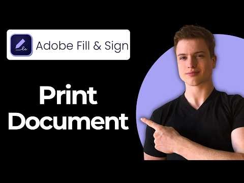 How To Print A Document Using Adobe Fill And Sign (Full Guide)