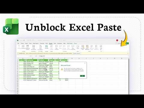 How to Copy and Paste When Not Allowed in Excel (Bypass Sheet Lock)