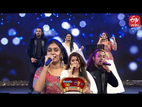 Mohana Bhogaraju,Sahithi Chaganti&Dinker Singing Performance | Eenadu 50 & ETV 30 Years