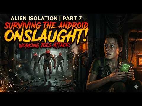 Surviving The Android Onslaught | Alien Isolation Gameplay