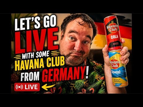 🇩🇪 LIVE From Germany! Trying Havana Club Spezi & Cola! 🍹