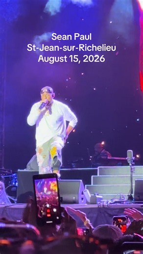 Sean Paul St-Jean-sur-Richelieu August 15 2026 concert highlights