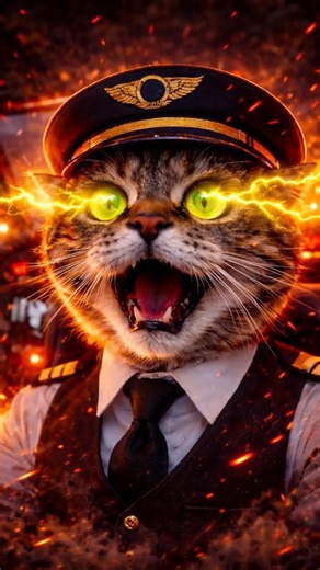 This Cat Should NOT Be Flying 💀✈️ #cat #meme #shorts