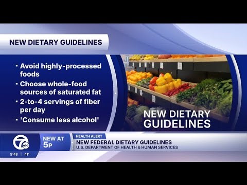 Americans urged to avoid processed foods, added sugar in new dietary guidelines
