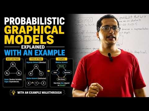 25. Probabilistic Graphical Models explained, with an example.